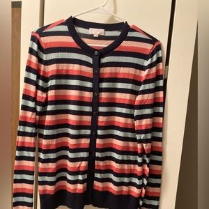 LOFT cardigan, size L.